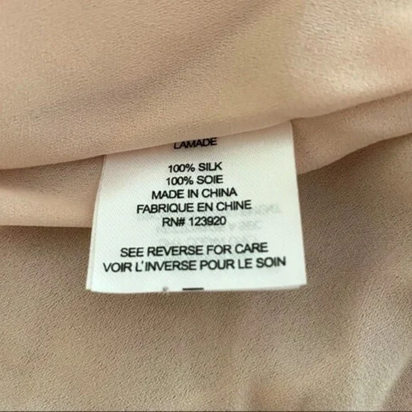 NEW LAmade Silk Hi Low Ruffle Dress Tribal Print XS - Picture 11 of 12